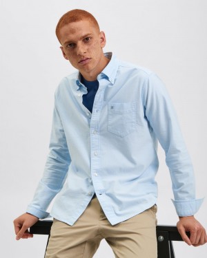 Ben Sherman Brighton Oxford Organic Skjorte Blå | KW5421869