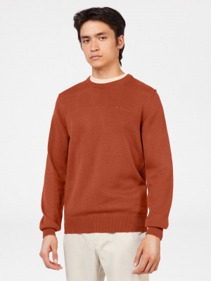 Ben Sherman Signature Crewneck Strikkevarer Oransje | RY2516037