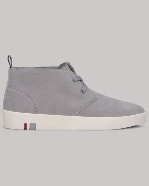 Ben Sherman Thames Chukka Støvler Hvite Rød | DC0924835