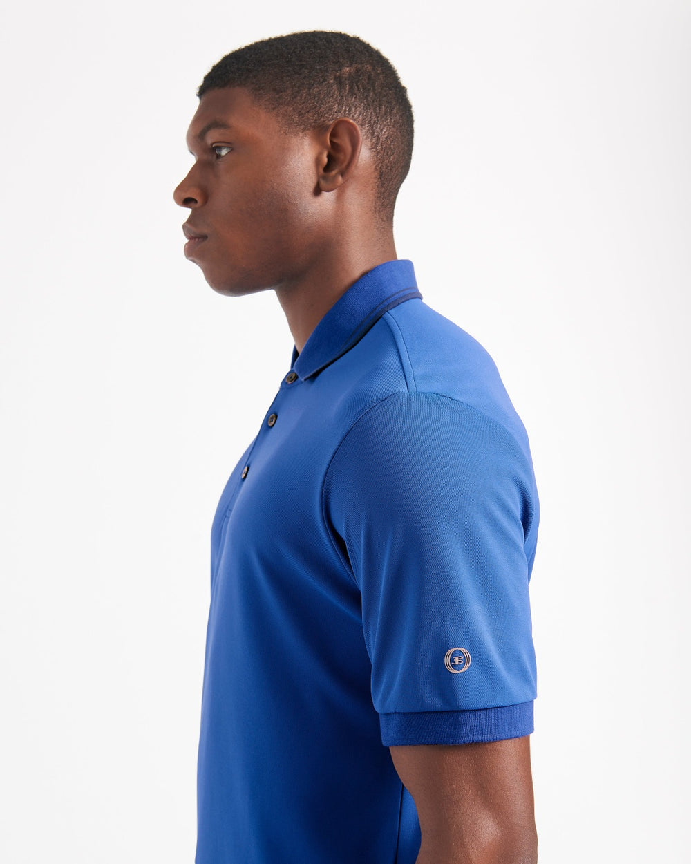 Ben Sherman 360 Motion Stretch Polo T Skjorte Blå Kongeblå | QA9386514