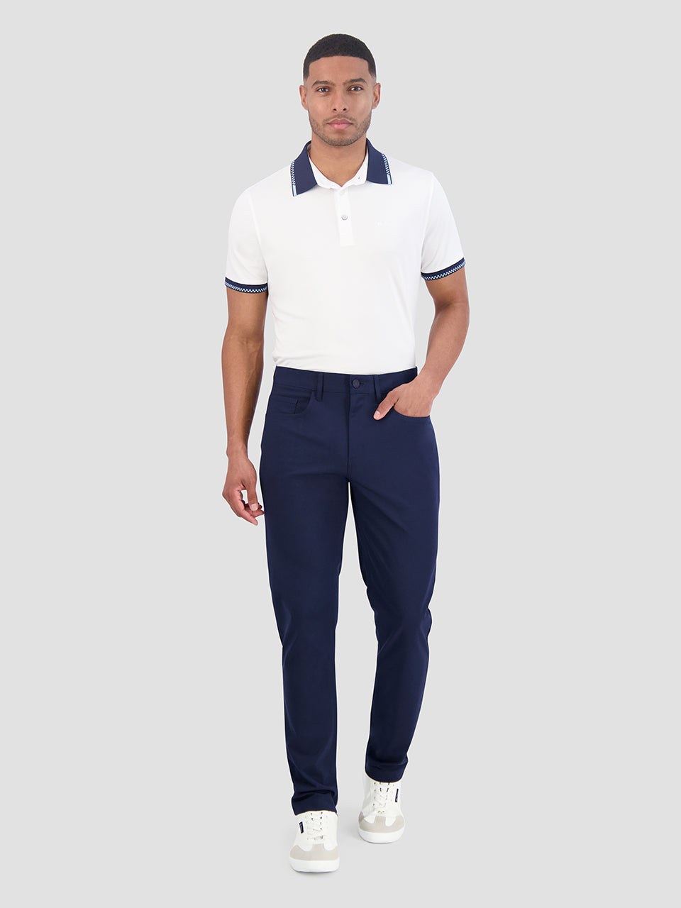 Ben Sherman 4Way Stretch Tech Long Bukse Marineblå | WT6790415