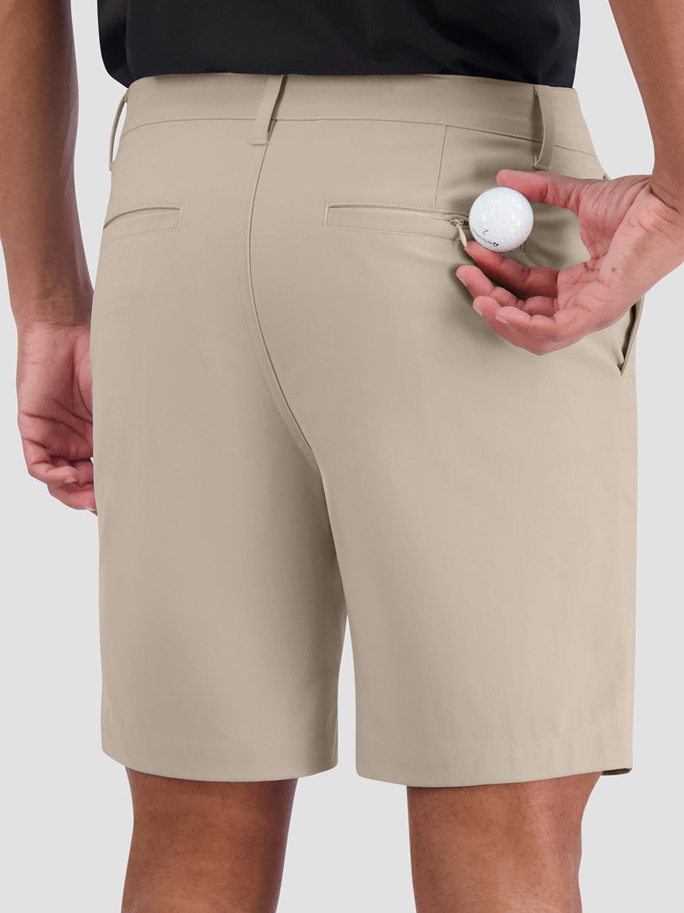 Ben Sherman 4Way Stretch Tech Shorts Khaki | TB1680479