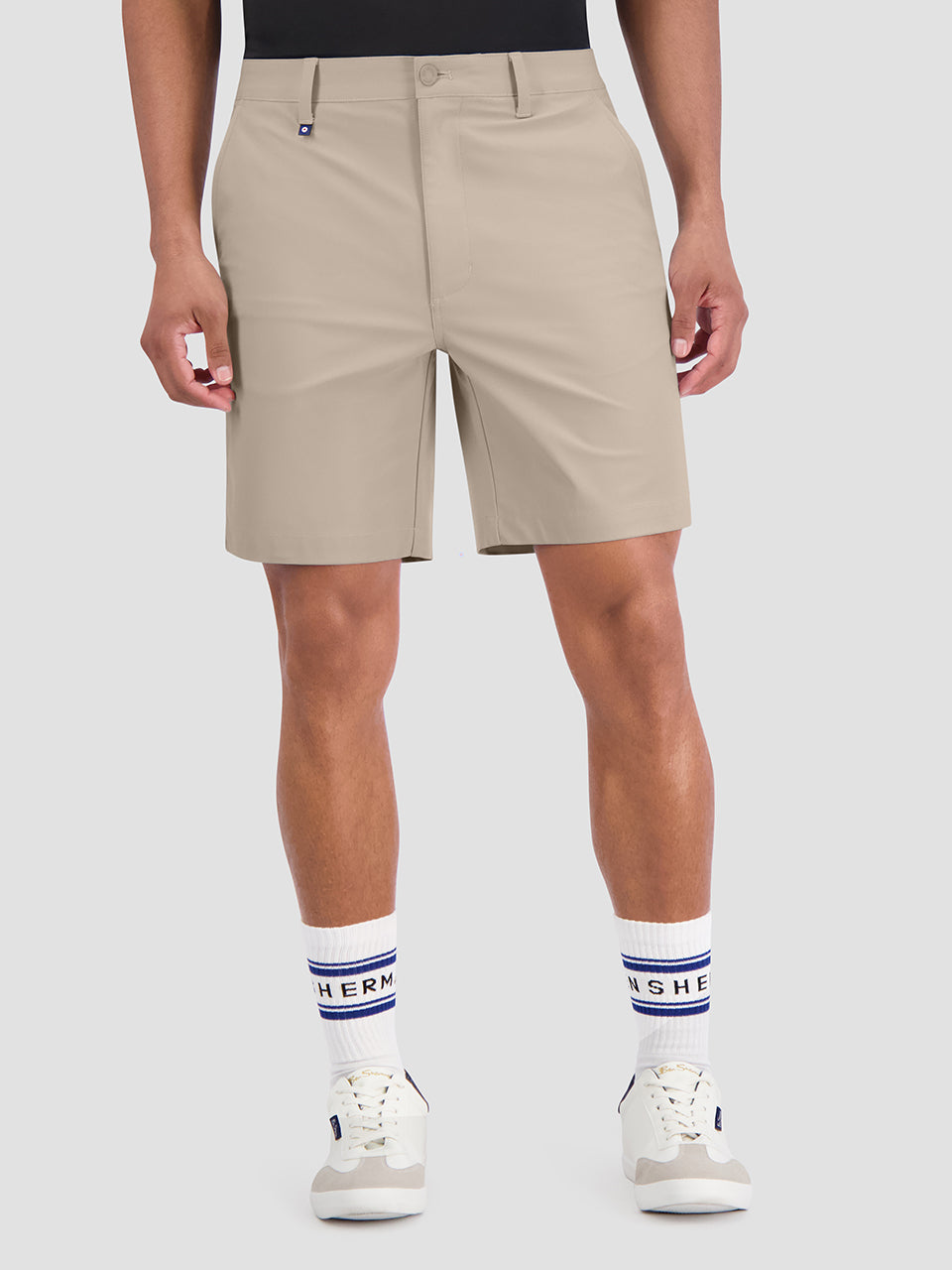 Ben Sherman 4Way Stretch Tech Shorts Khaki | TB1680479