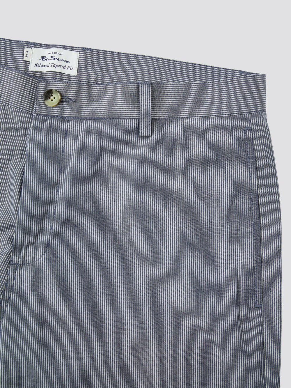 Ben Sherman B by Ben Sherman Cotton Taper Bukse Blå Grå | IT1759206