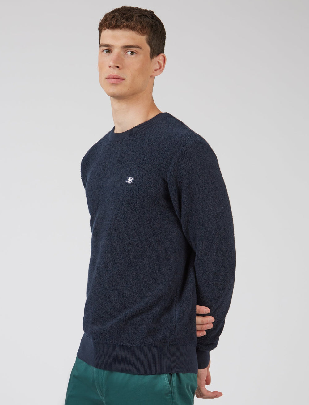 Ben Sherman B by Ben Sherman Crewneck Strikkevarer Marineblå | FD3061924