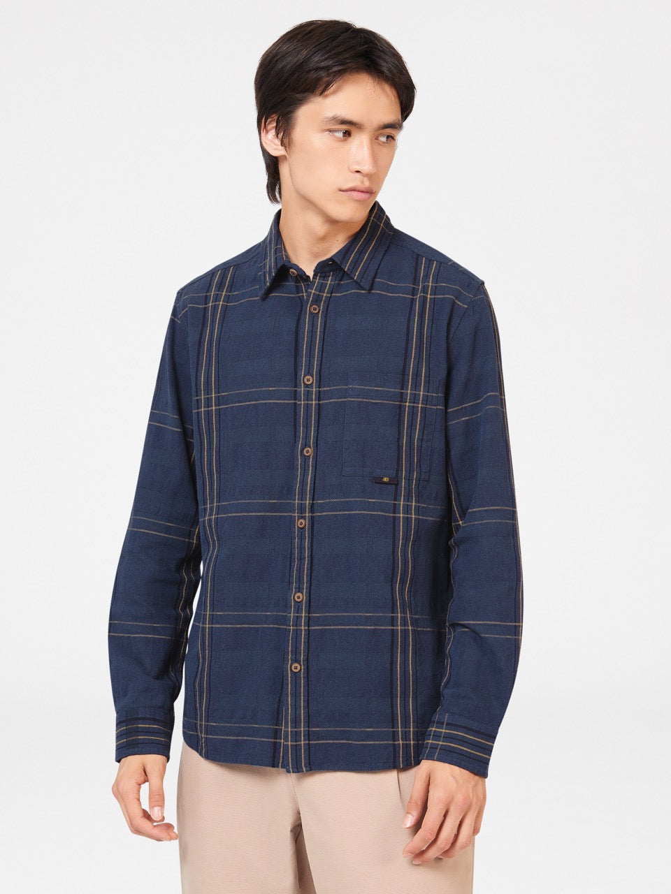 Ben Sherman B by Ben Sherman Indigo Check Skjorte Indigo | ZQ3294076