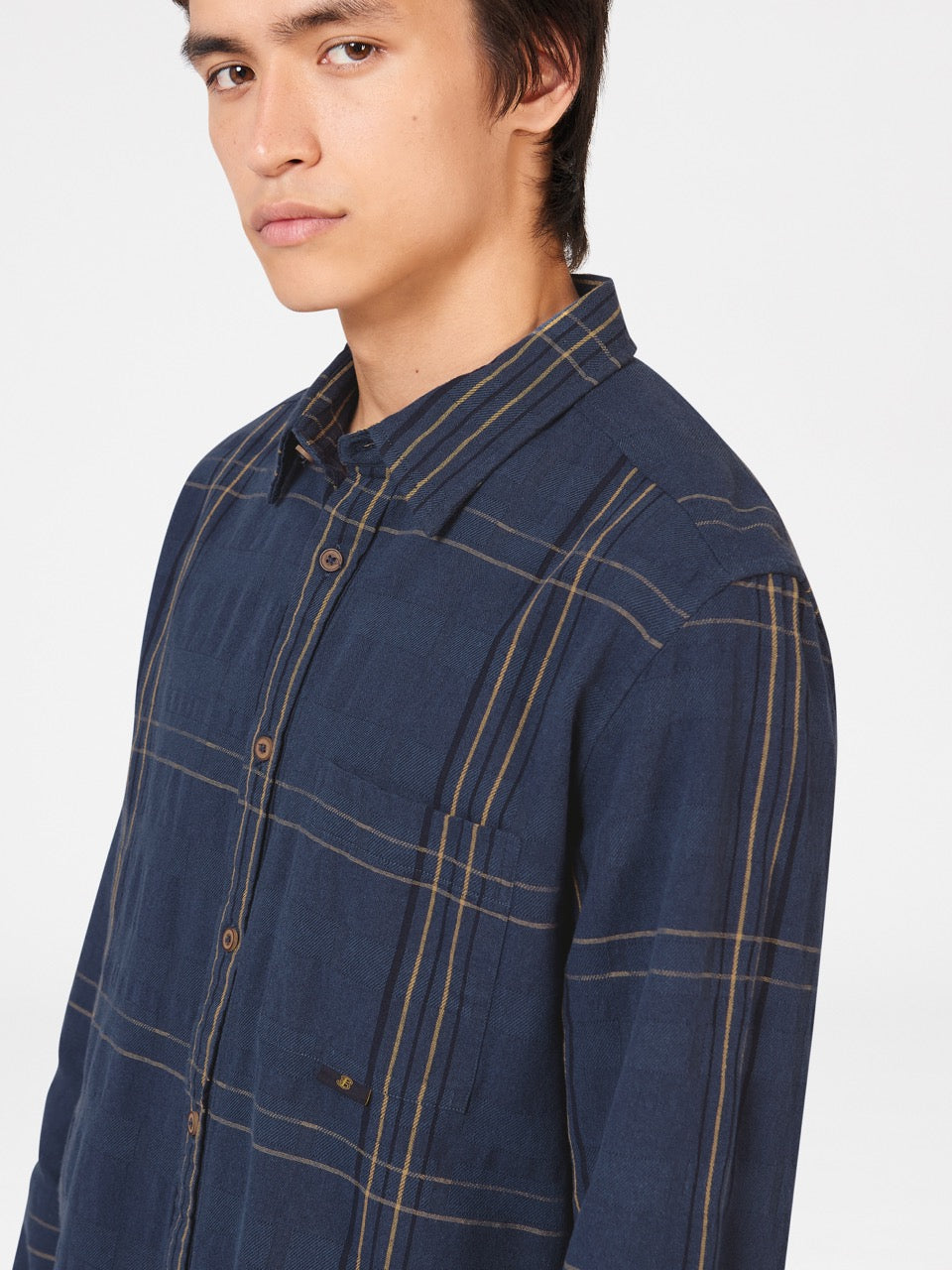 Ben Sherman B by Ben Sherman Indigo Check Skjorte Indigo | ZQ3294076