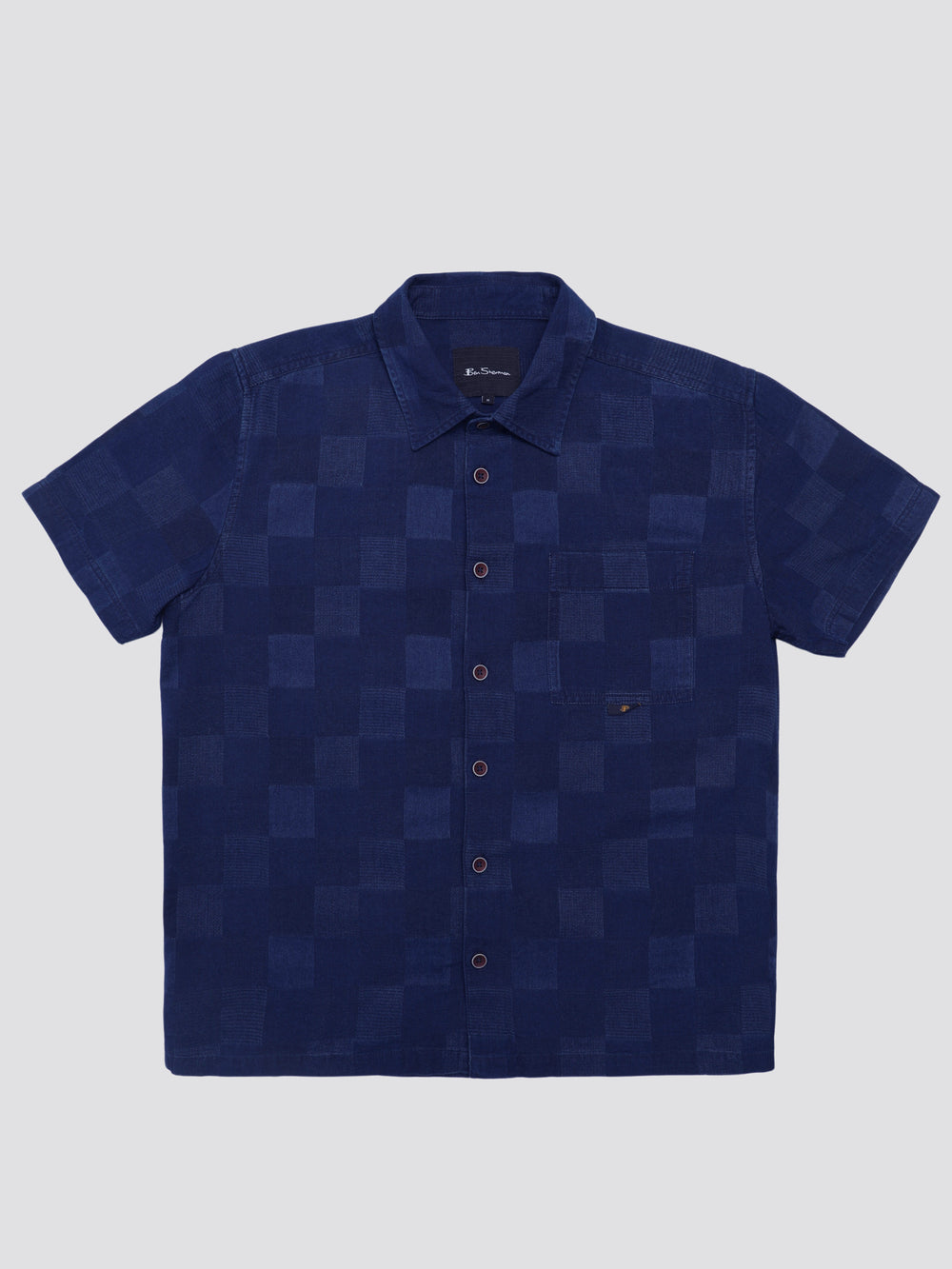 Ben Sherman B by Ben Sherman Indigo Check Skjorte Marineblå | ZH4672935