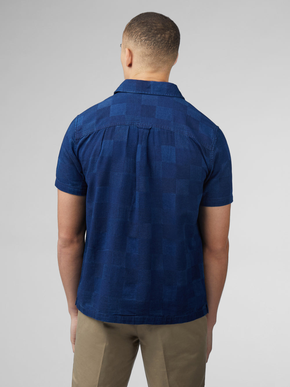 Ben Sherman B by Ben Sherman Indigo Check Skjorte Marineblå | XN8704391