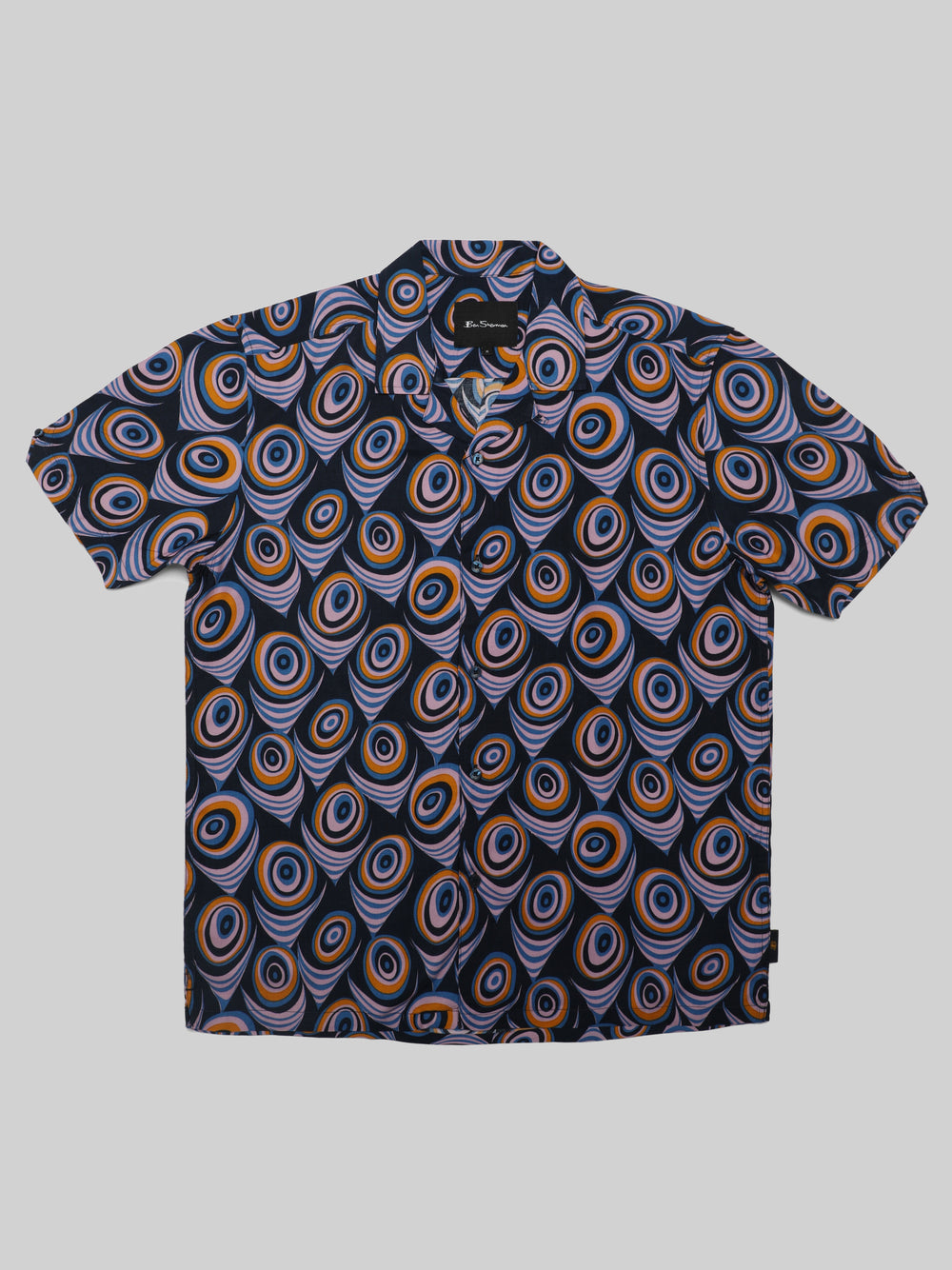 Ben Sherman B by Ben Sherman Psychedelic Print Skjorte Lilla | LR5147326