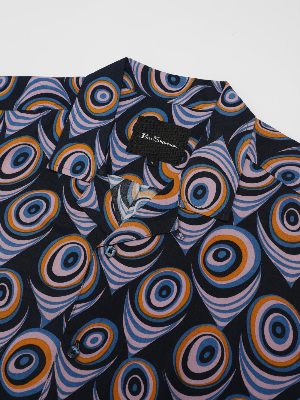 Ben Sherman B by Ben Sherman Psychedelic Print Skjorte Lilla | LR5147326