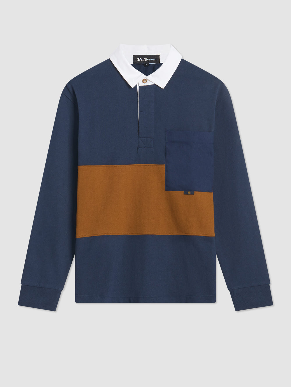 Ben Sherman B by Ben Sherman Rugby Polo T Skjorte Marineblå | CF6053489