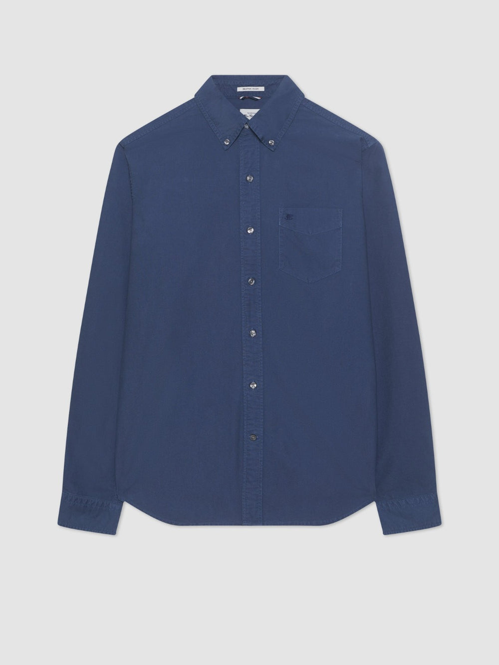 Ben Sherman Beatnik Oxford Garment Dye Skjorte Indigo | AN0654273