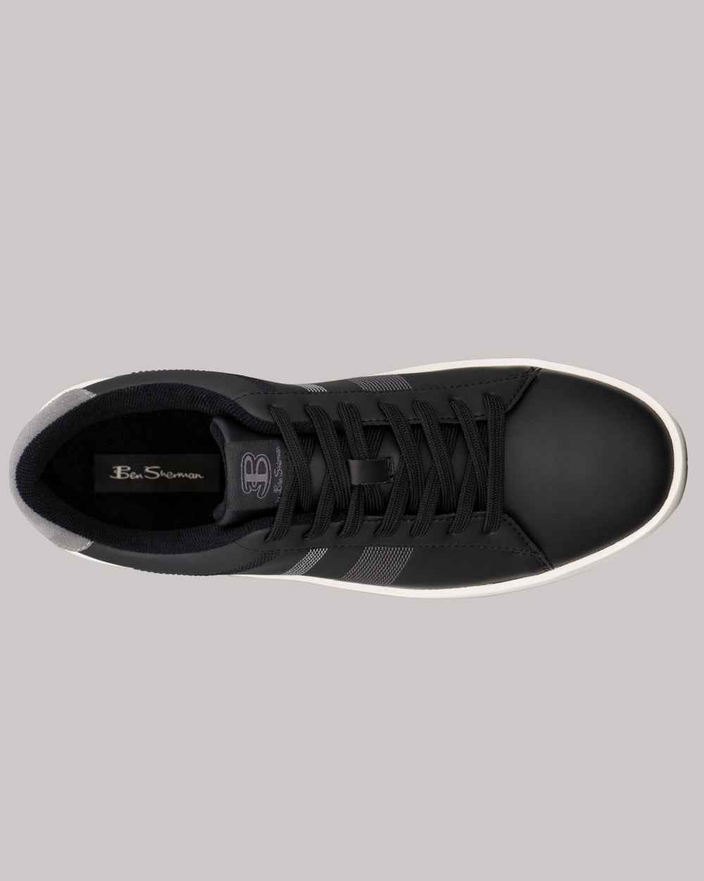 Ben Sherman Boxwell Sneakers Svarte Hvite Grå | WC1304269