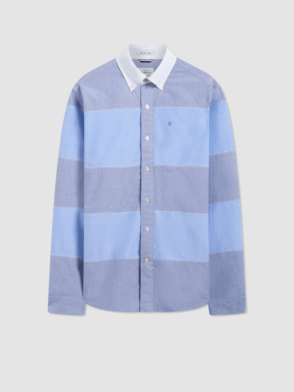 Ben Sherman Brighton Oxford Garment Dye Rugby Skjorte Blå | LB5492673