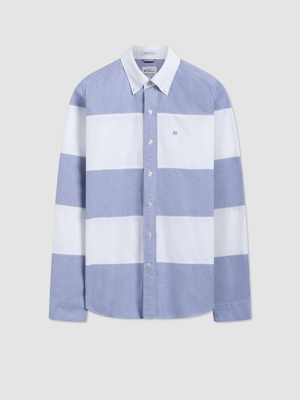 Ben Sherman Brighton Oxford Organic Garment Dye Rugby Skjorte Marineblå | OX8175640