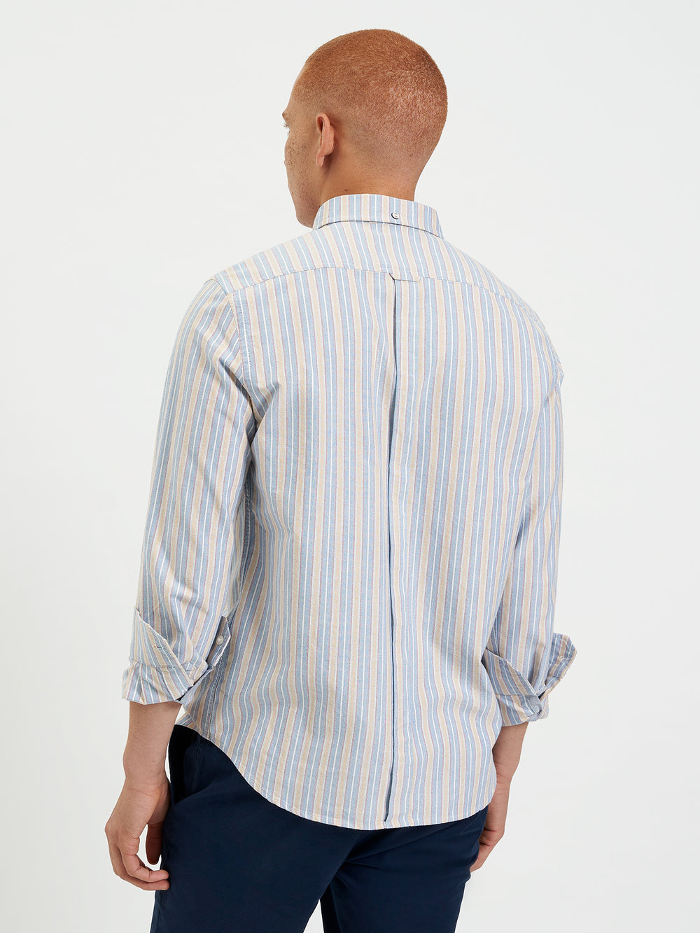 Ben Sherman Brighton Oxford Organic Skjorte Blå Multicolor | PA1328096