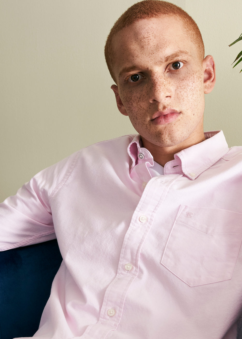 Ben Sherman Brighton Oxford Organic Skjorte Rosa | DV8241507