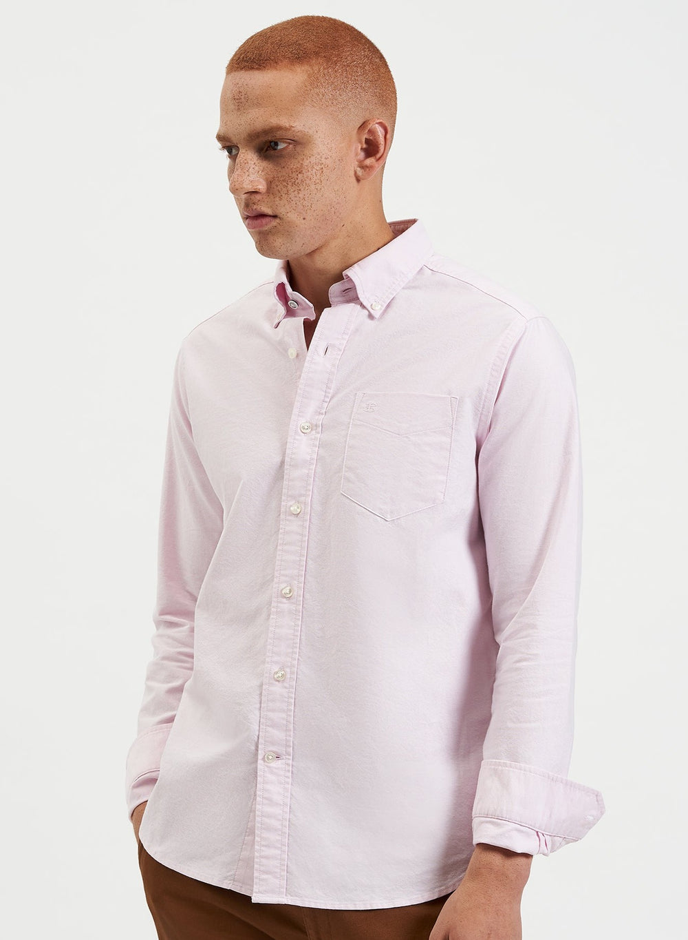 Ben Sherman Brighton Oxford Organic Skjorte Rosa | DV8241507