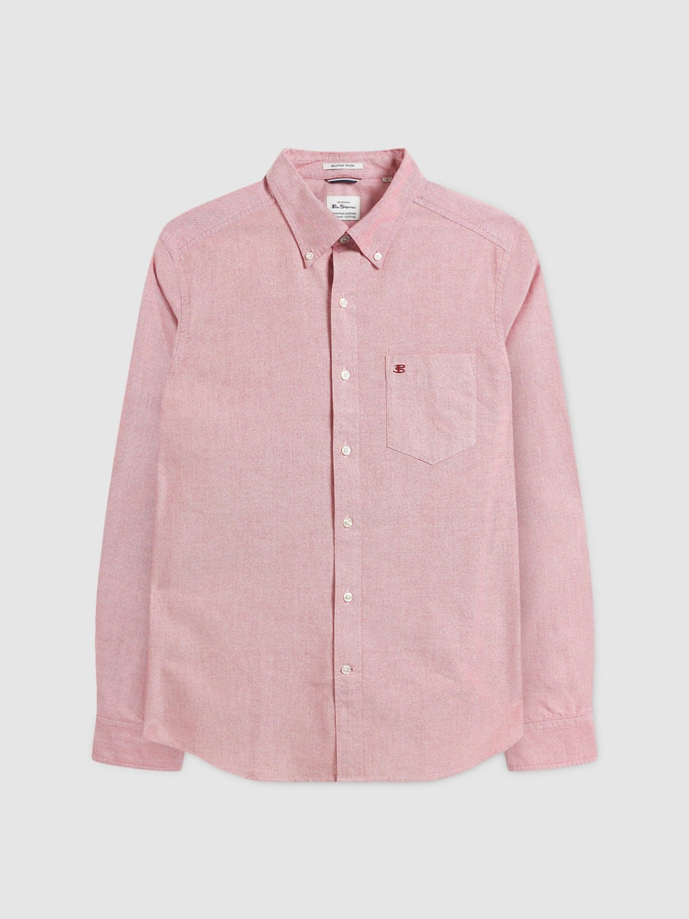 Ben Sherman Brighton Oxford Organic Skjorte Lyse Rød | OB3814726