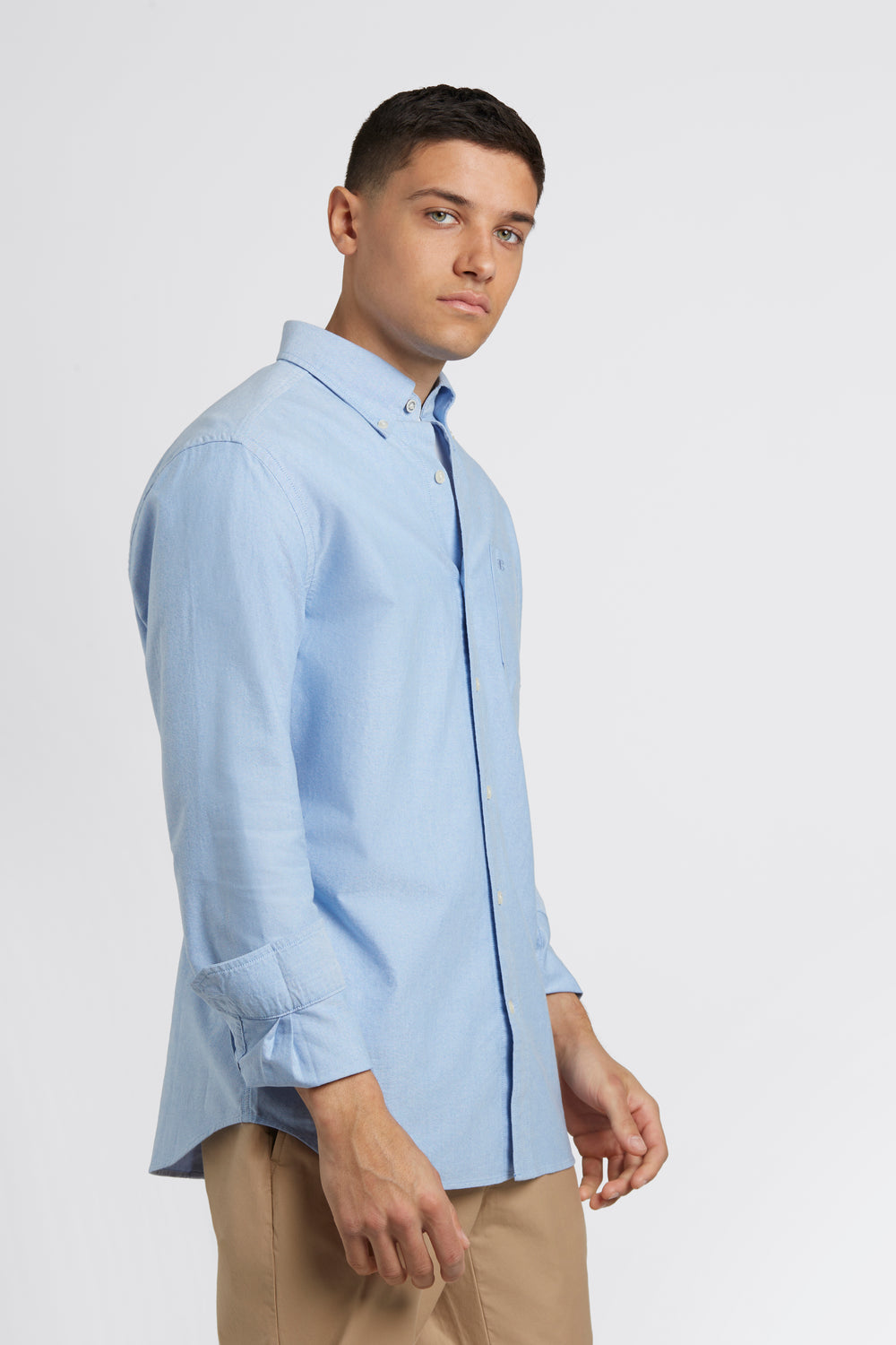 Ben Sherman Brighton Oxford Organic Skjorte Blå | AX7240615