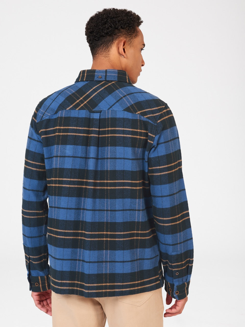 Ben Sherman Brushed Ivy Check Skjorte Blå | NE5801964