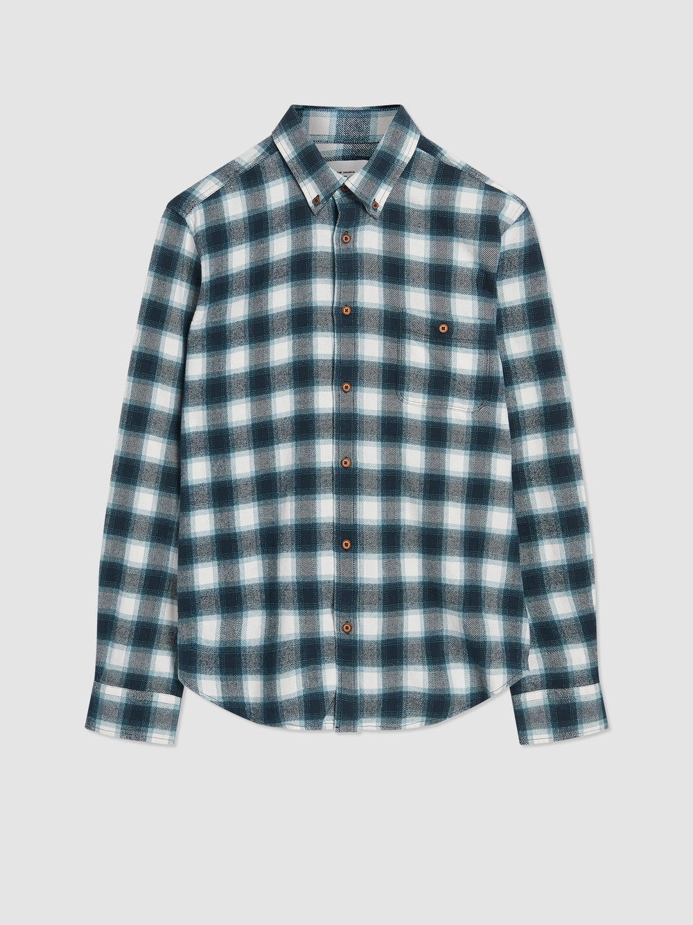 Ben Sherman Brushed Ombre Check Flannel Skjorte Grønn | VN0973164