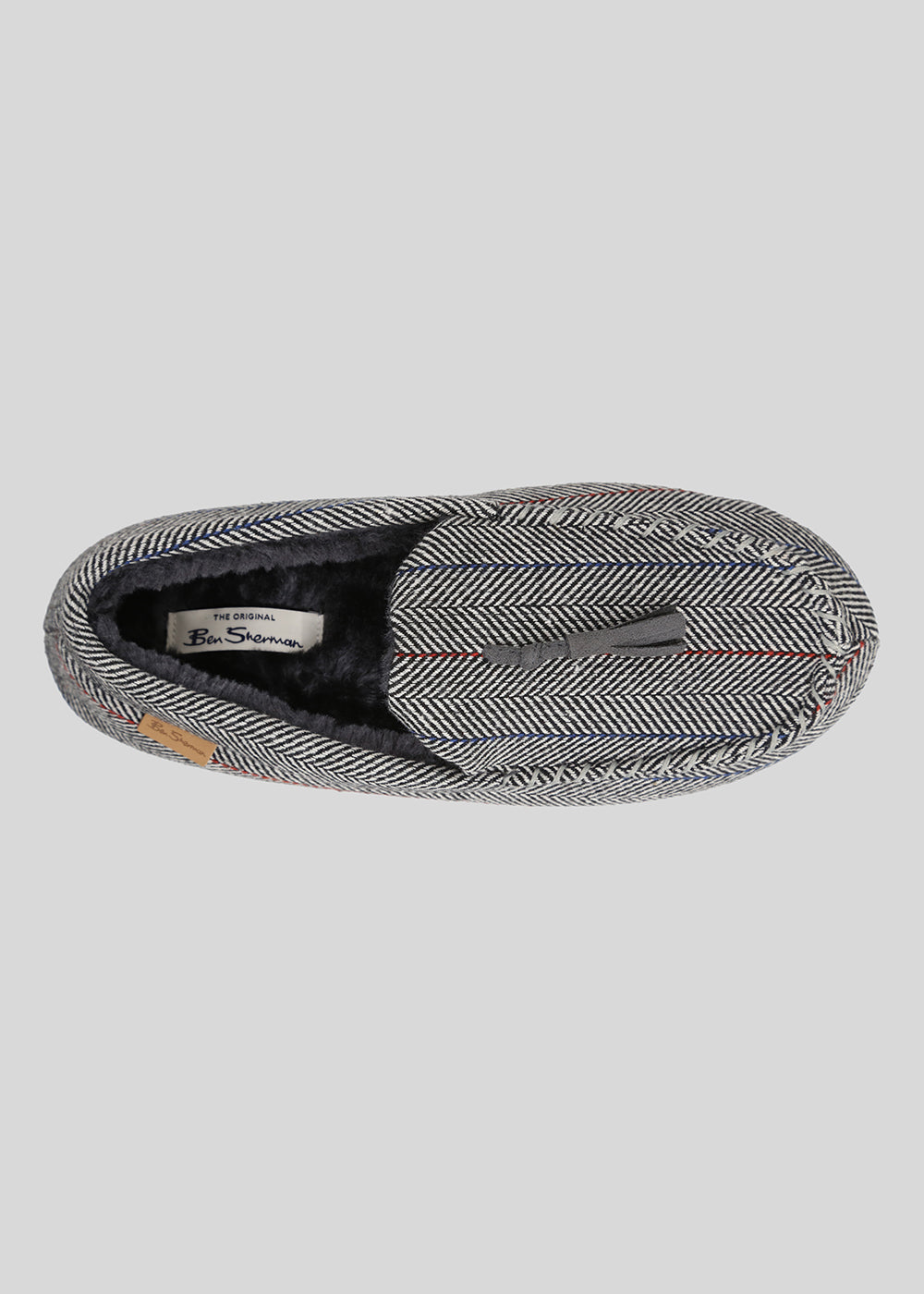 Ben Sherman Cliveden House Moccasin Slipper Grå | PG5984310