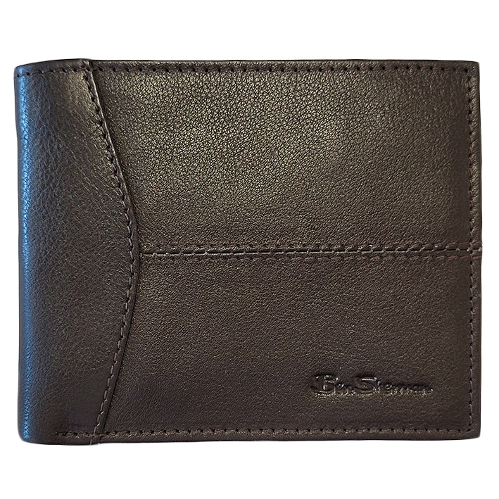 Ben Sherman Cooke Bill Fold Leather Lommebok Brune | RJ2710698