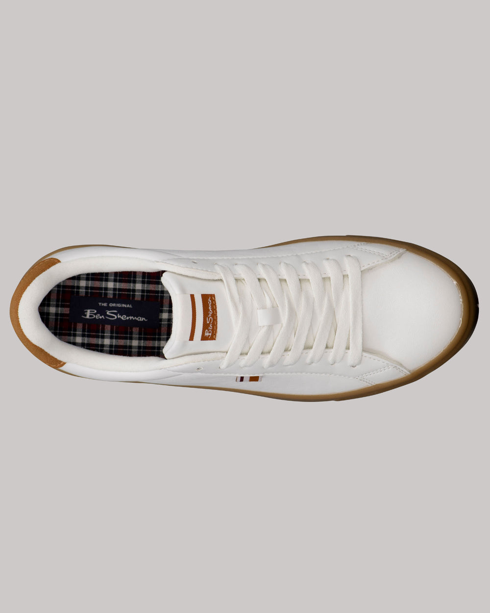 Ben Sherman Crowley Sneakers Hvite Brune | NU6579813