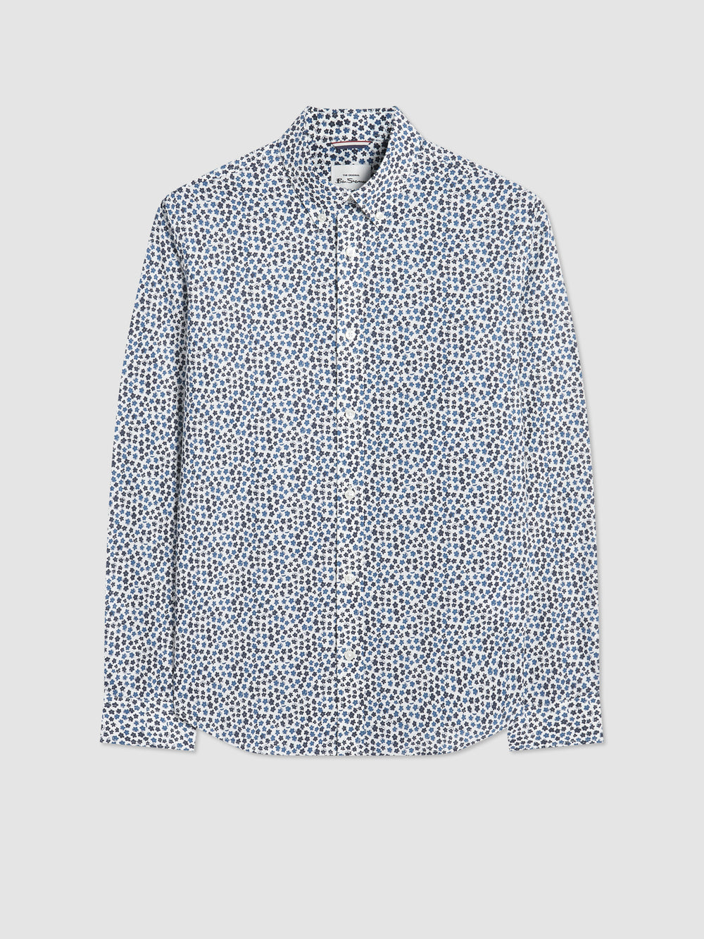 Ben Sherman Ditsy Floral Print Long Sleeve Skjorte Hvite | UD3920781