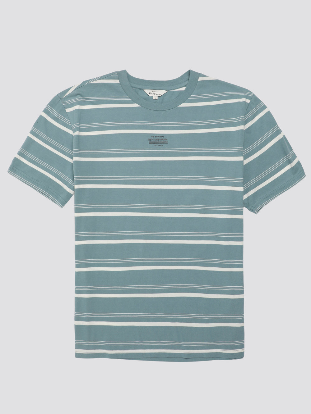 Ben Sherman Fine Stripe T-Skjorte Blå | JG2359140