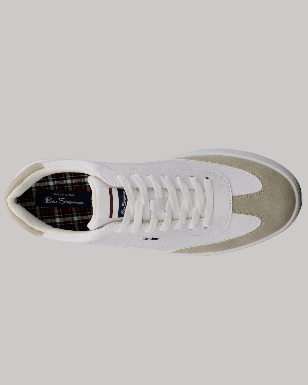 Ben Sherman Glasgow Sneakers Hvite | AT3657812