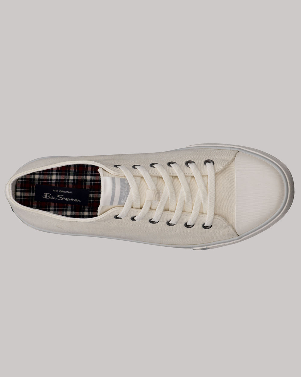 Ben Sherman Hadley Lo Sneakers Hvite | ZI4305981