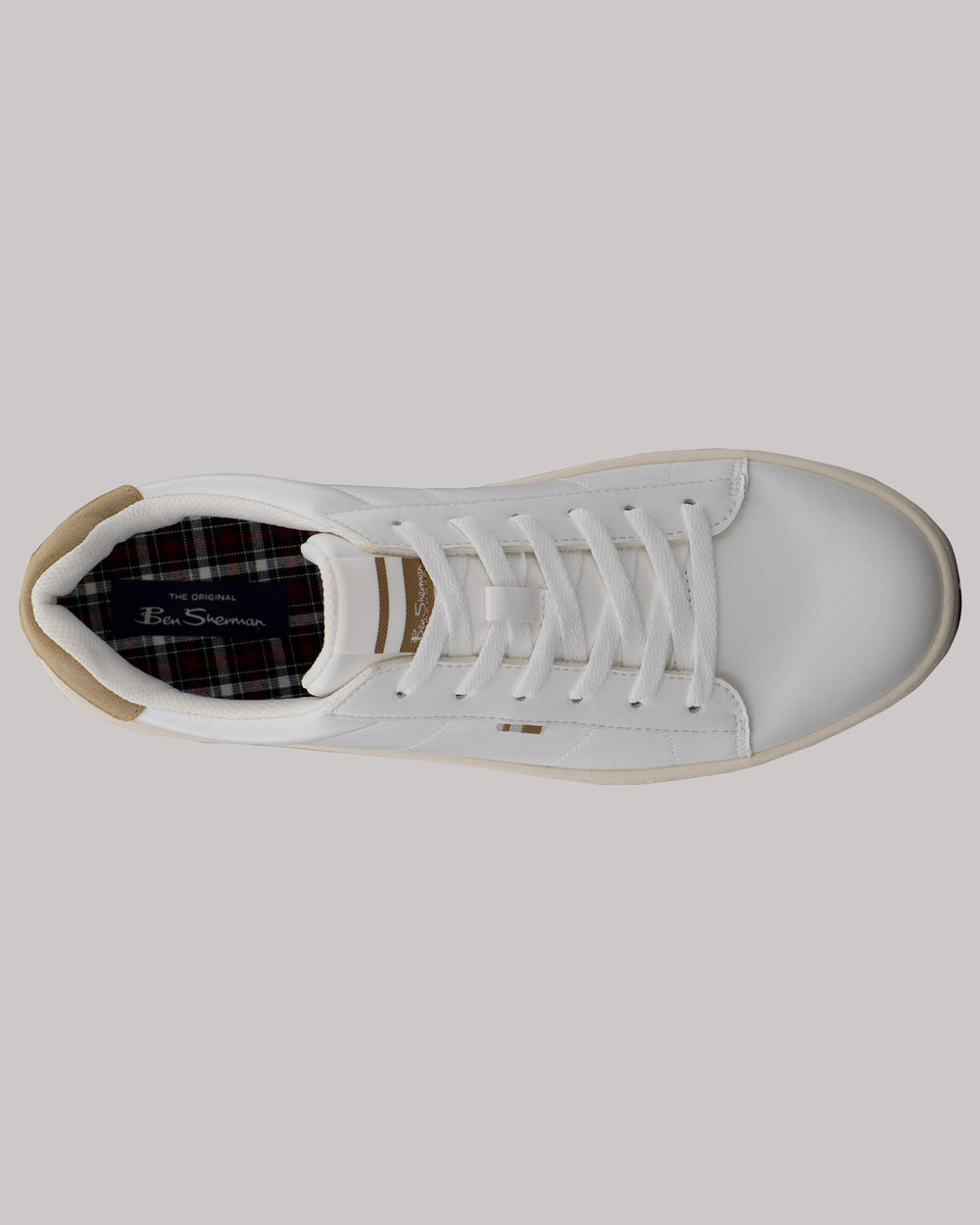 Ben Sherman Hampton Sneakers Hvite Brune | BQ3197865