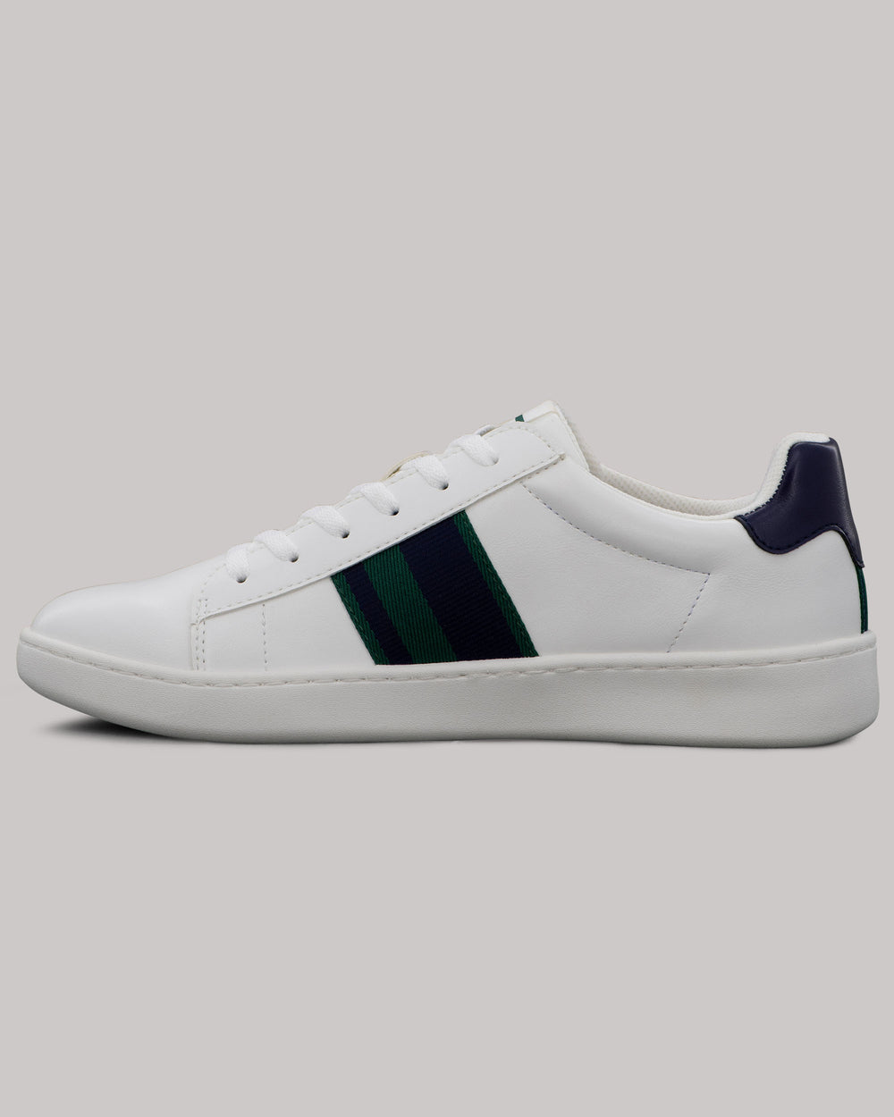 Ben Sherman Hampton Stripe Sneakers Hvite Marineblå Grønn | AG1307428