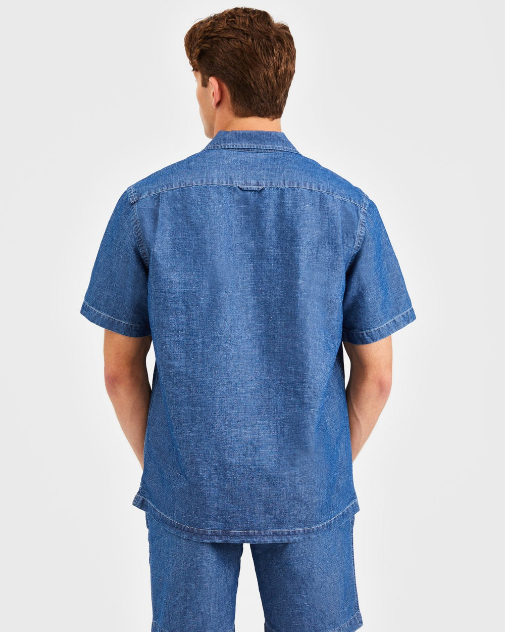 Ben Sherman Hastings Garment Dye Chambray Skjorte Indigo | CZ2706491