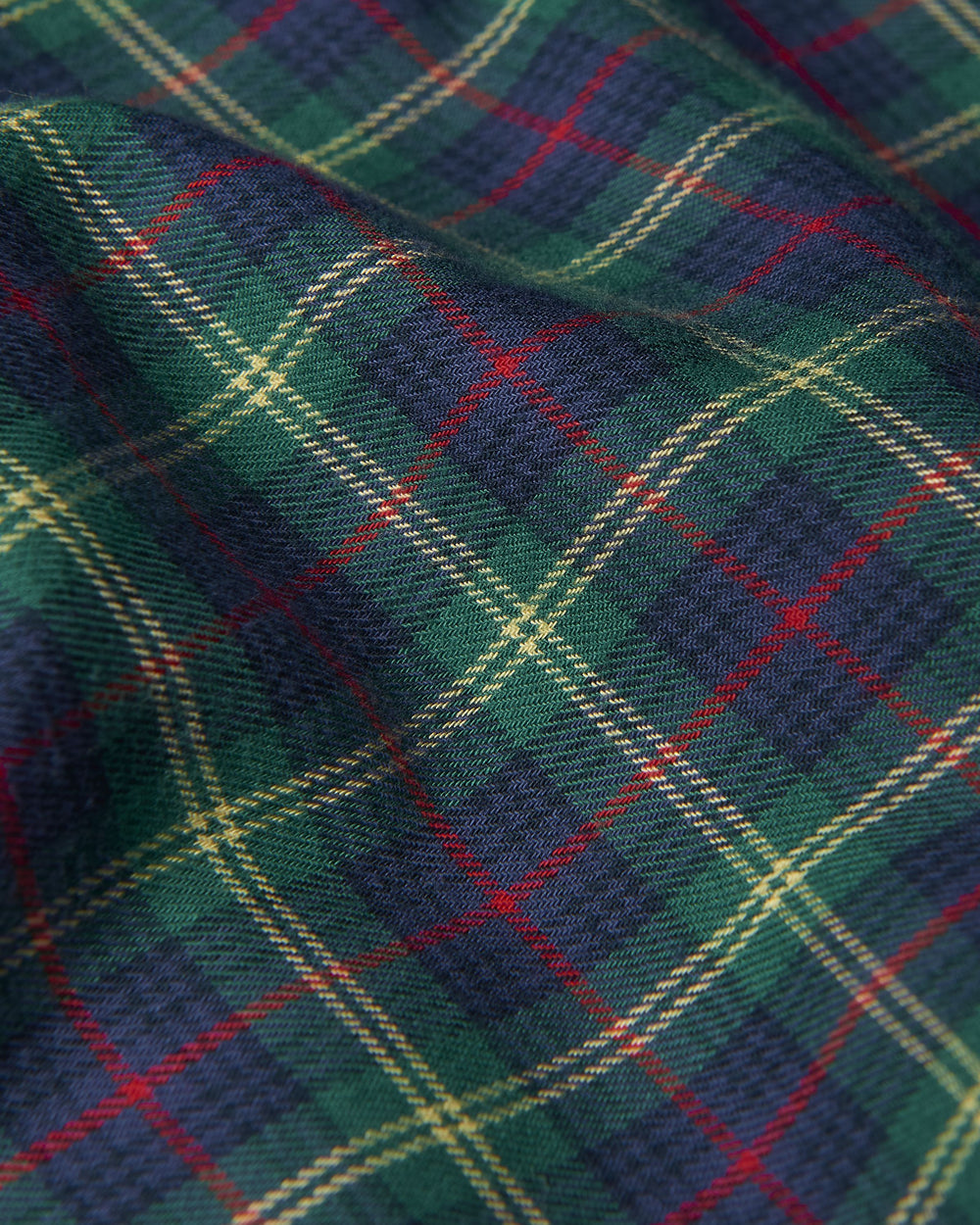 Ben Sherman House Tartan Twill Skjorte Grønn | IQ9850367