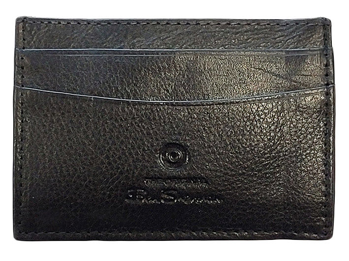 Ben Sherman Koki Leather Card Holder Lommebok Svarte | MN8926541