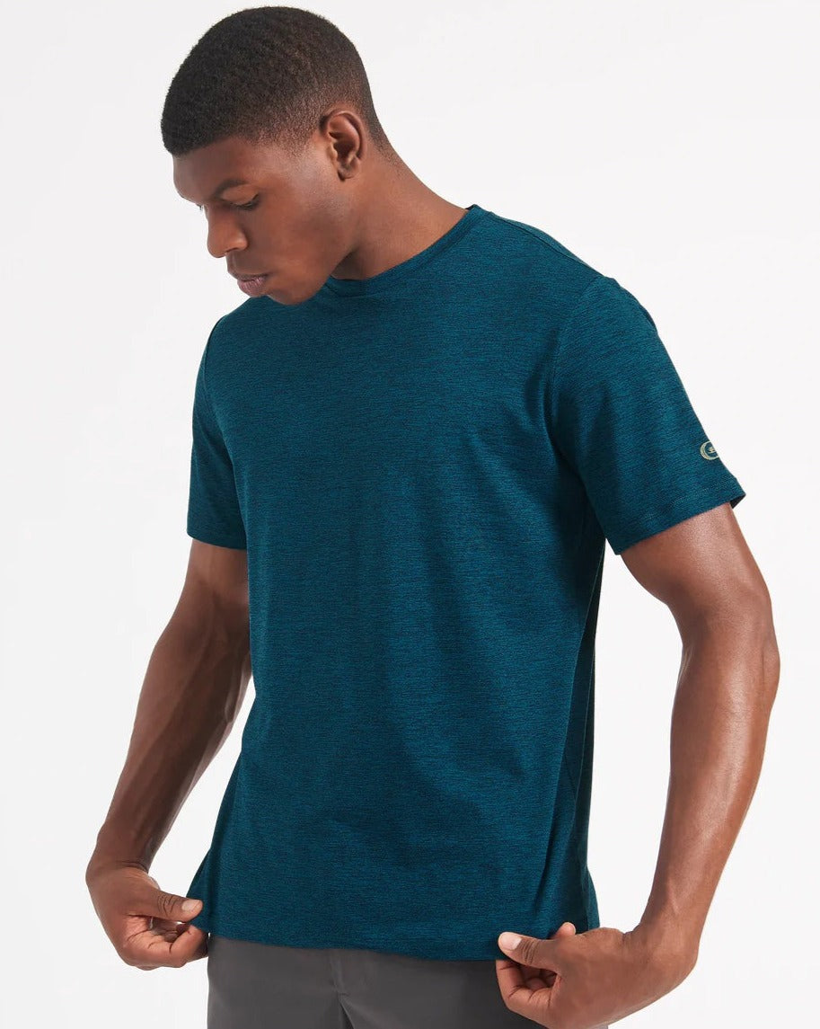 Ben Sherman Performance Stretch Marl Heather T-Skjorte Marineblå | OT2968357