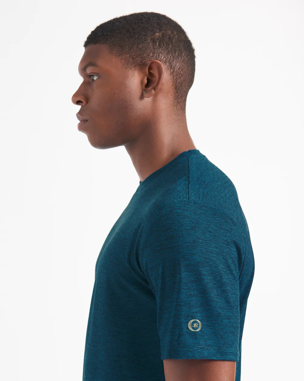 Ben Sherman Performance Stretch Marl Heather T-Skjorte Marineblå | OT2968357