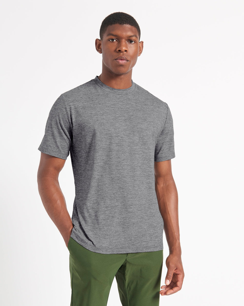 Ben Sherman Performance Stretch Marl T-Skjorte Grå | UK2354790