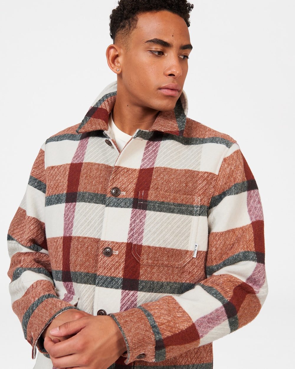 Ben Sherman Plaid Jakker Oransje | MN8726390