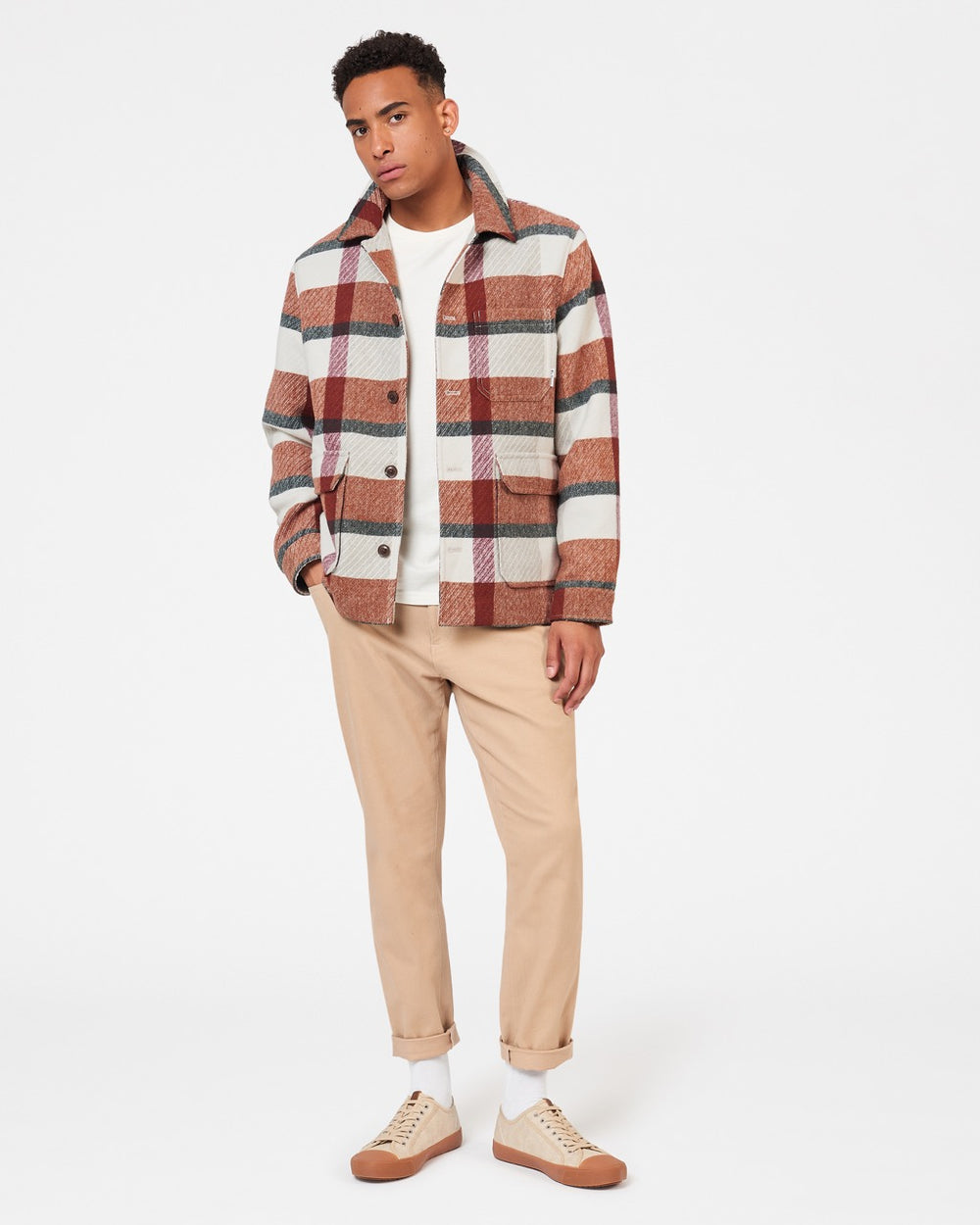 Ben Sherman Plaid Jakker Oransje | MN8726390