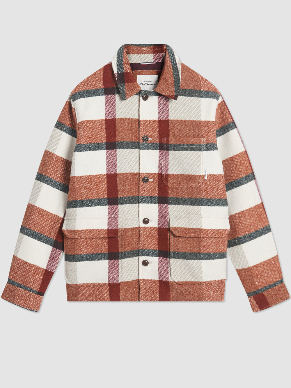 Ben Sherman Plaid Jakker Oransje | MN8726390