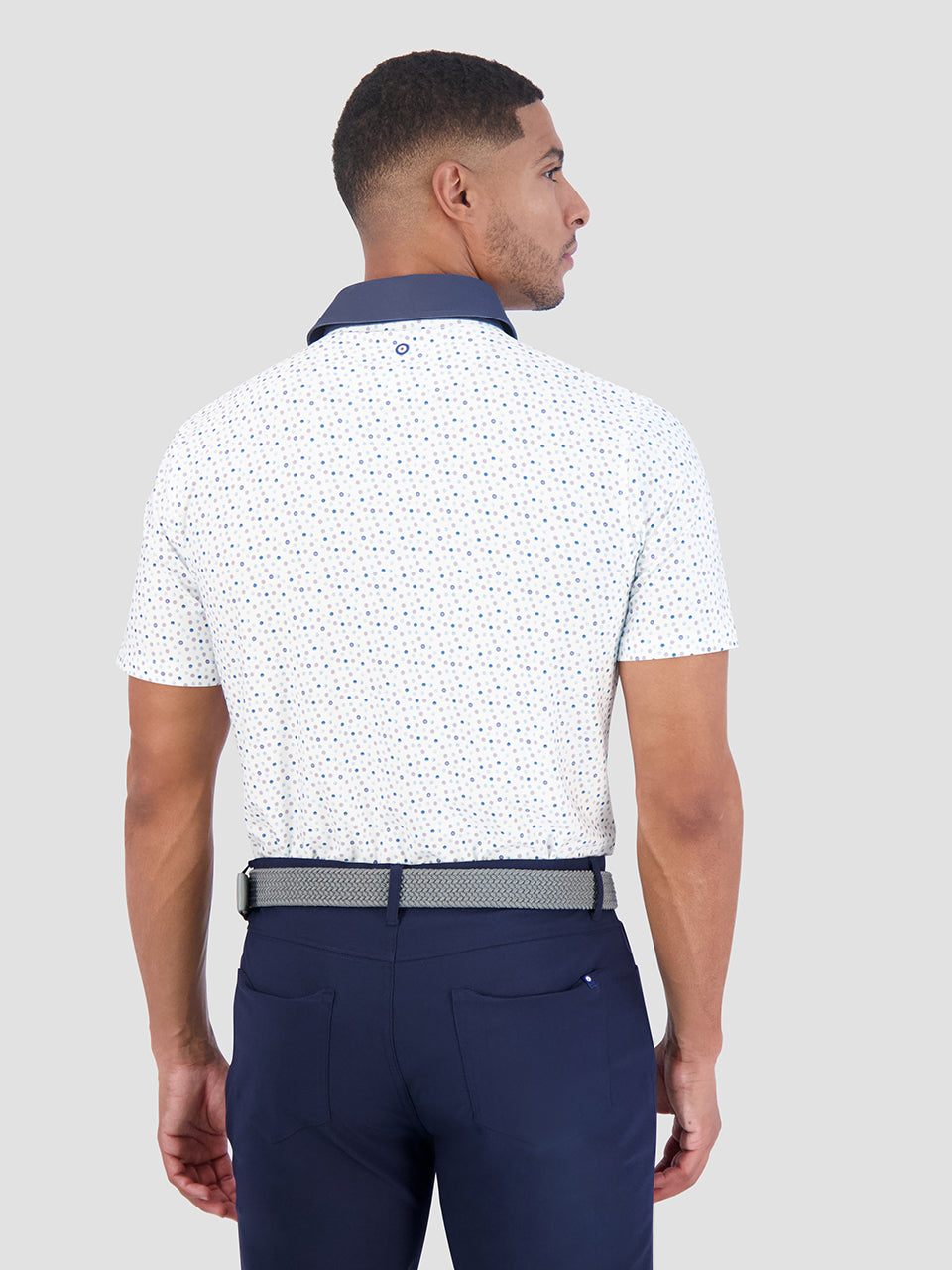 Ben Sherman Polka Dots Tech Jersey Sports Fit Polo T Skjorte Hvite | PT9756012