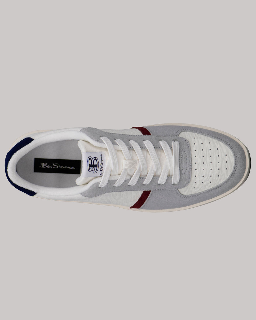 Ben Sherman Richmond Sneakers Hvite Marineblå | PJ4075213