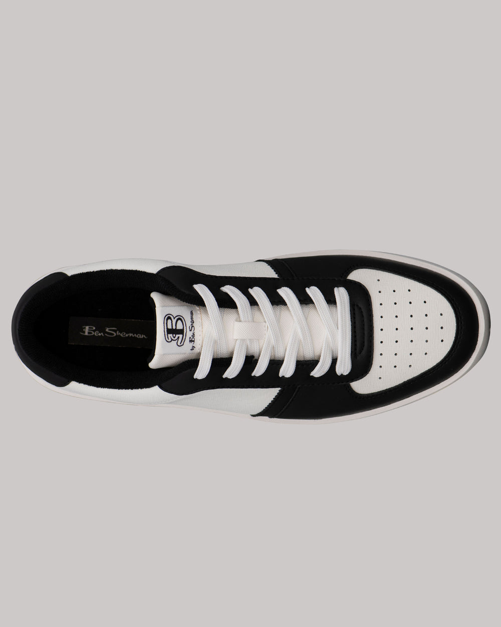 Ben Sherman Richmond Sneakers Hvite Svarte | MD2859430