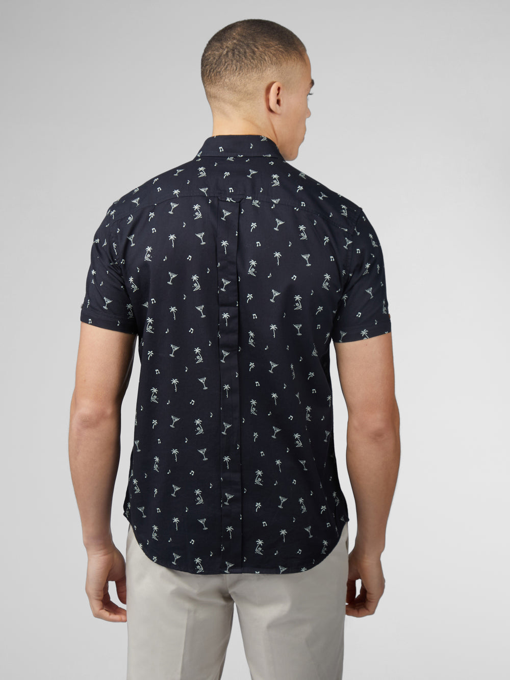 Ben Sherman Scattered Skjorte Svarte | FO5296810