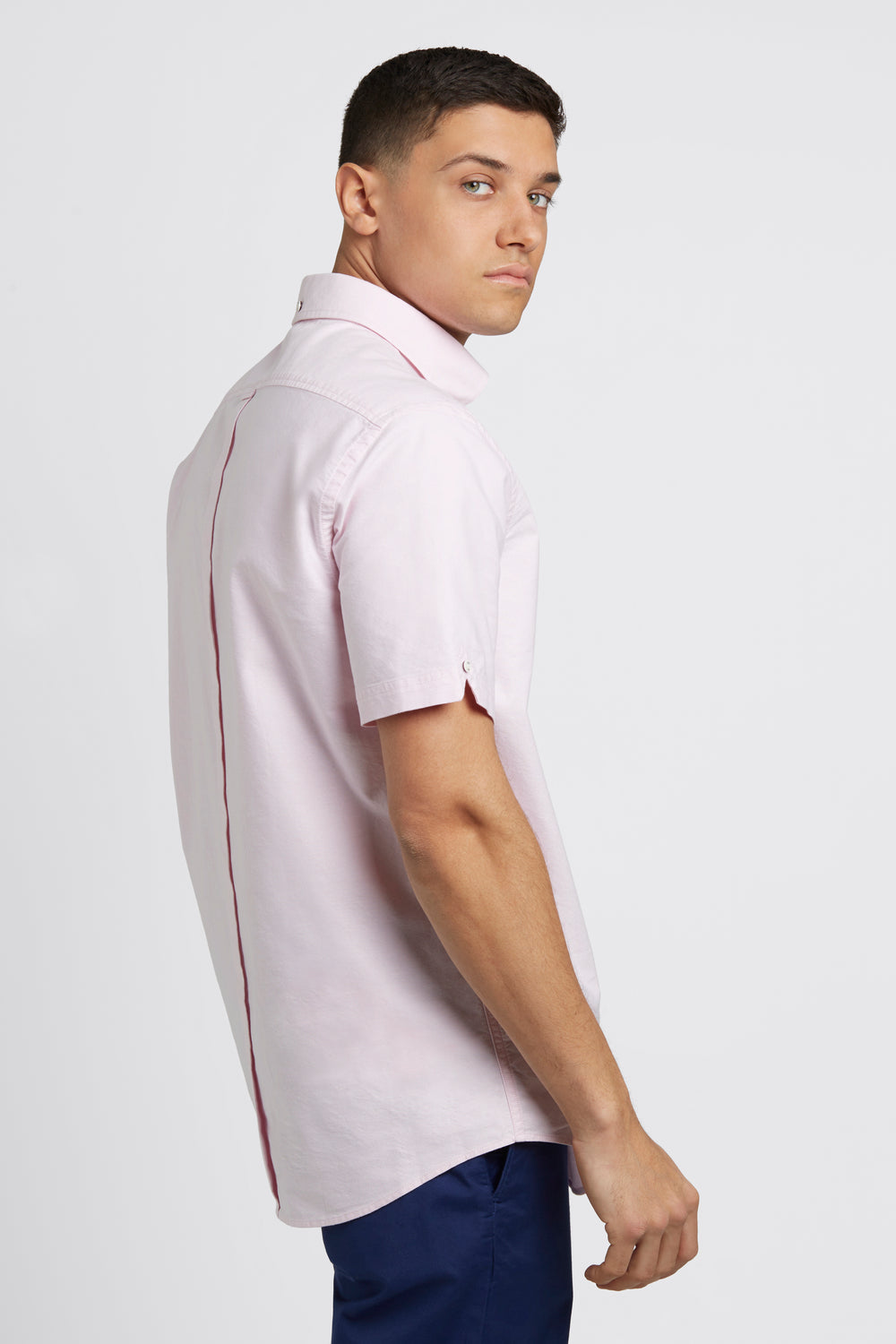 Ben Sherman Short Sleeve Brighton Oxford Organic Skjorte Rosa | LJ9150873